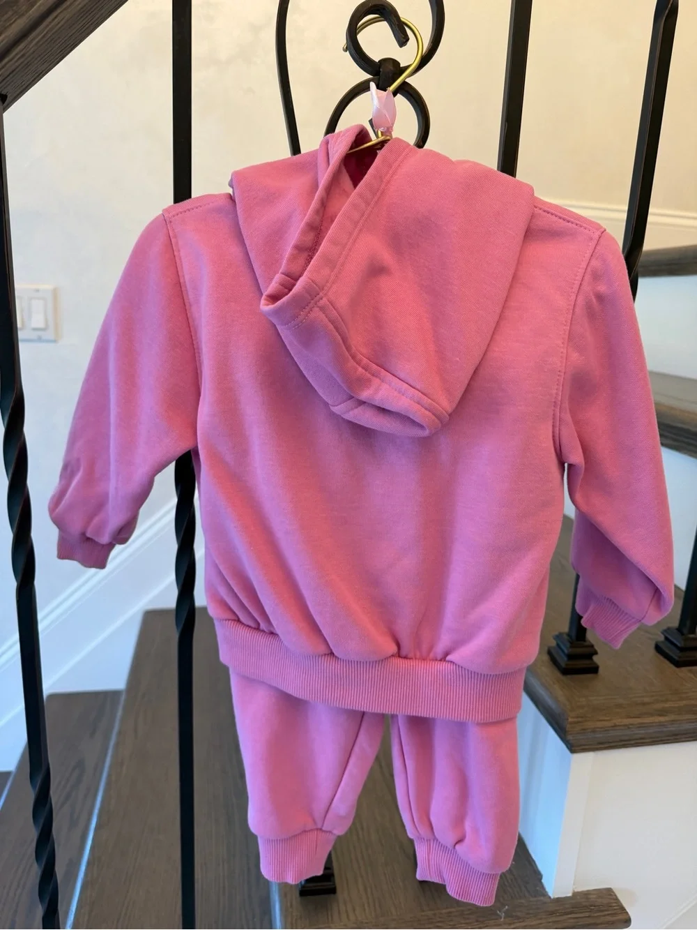 Nike Toddler Girls Pink Fleece Tracksuit Set